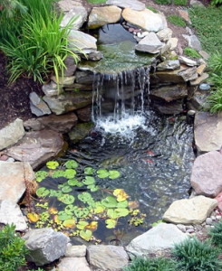 Технология изготовления искусственного водопада