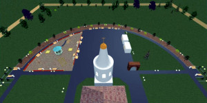 Проект ландшафтного дизайна на территории храма